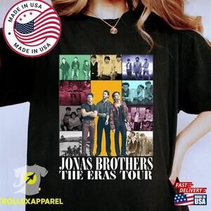 s Retro Jonas Brothers The Eras Tour Shirt Joe Nick Homage T-Shirt
